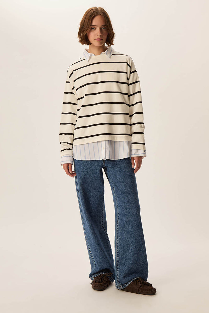 Tee-shirt Felizou Creme/Noir