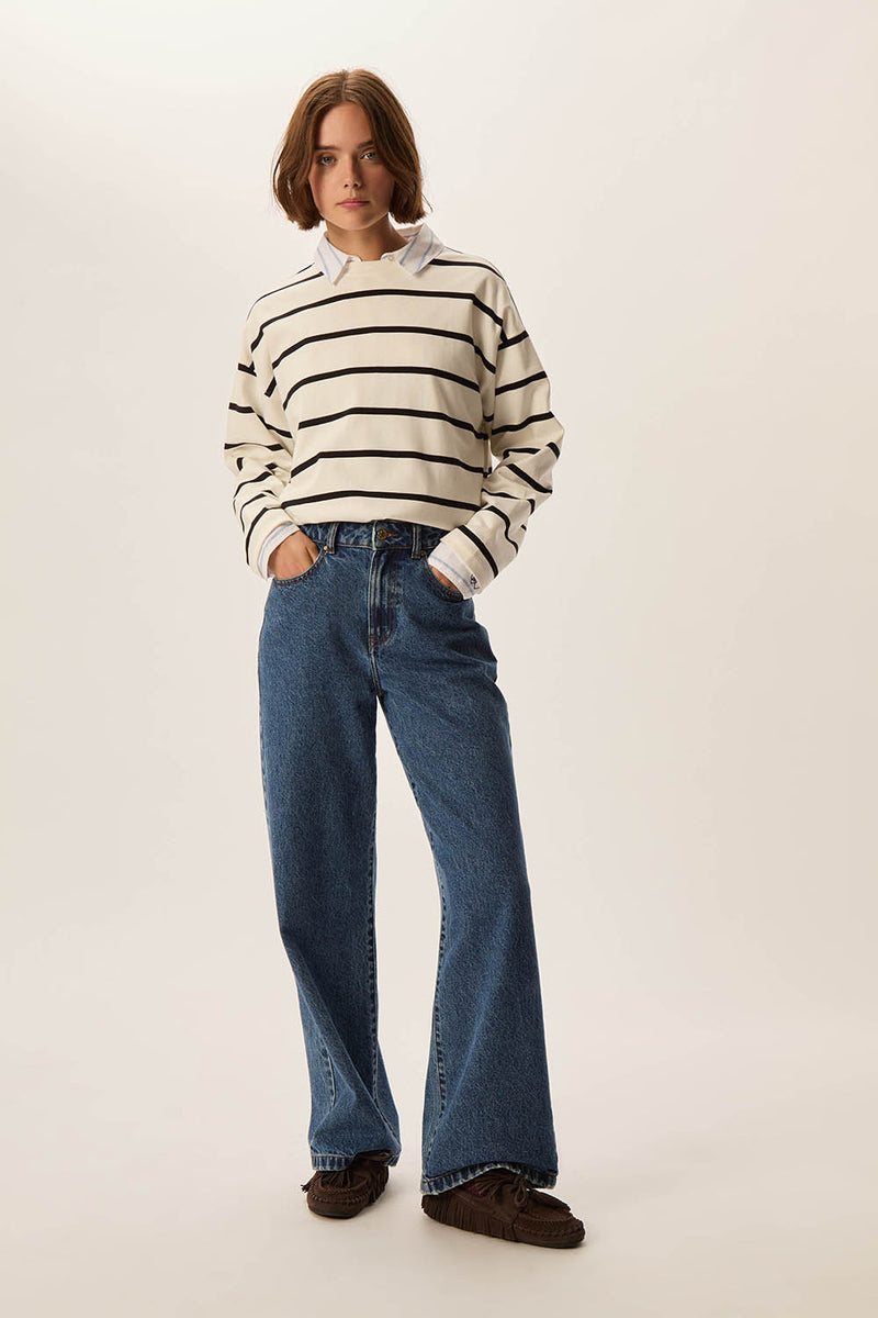 Tee-shirt Felizou Creme/Noir