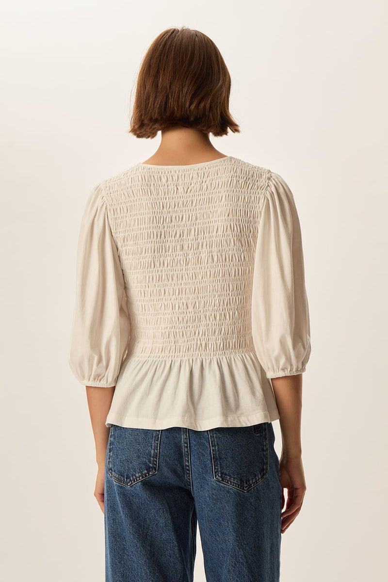 Tee-shirt Hanaelle Ecru