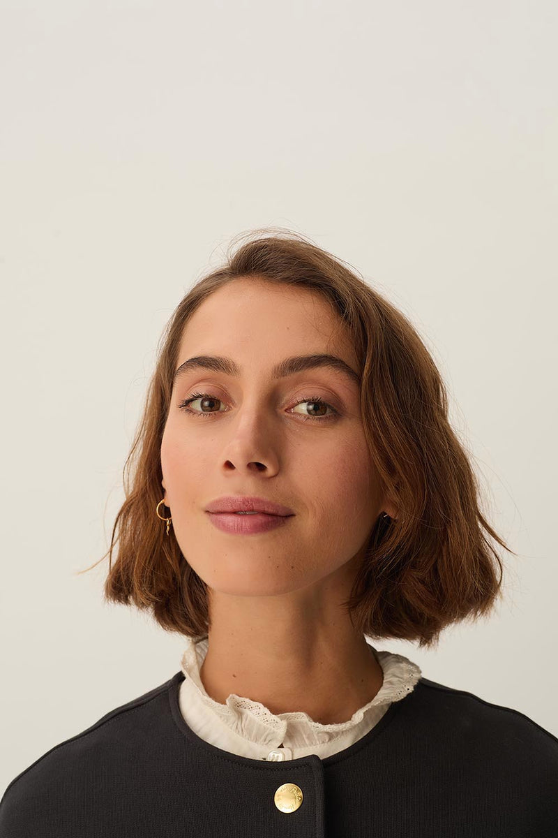 Veste maille Joanne Ardoise