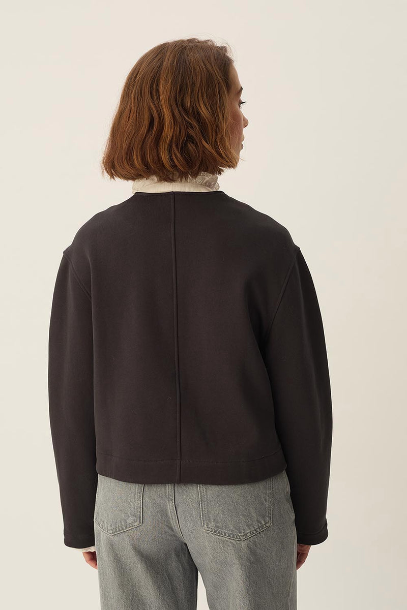 Veste maille Joanne Ardoise