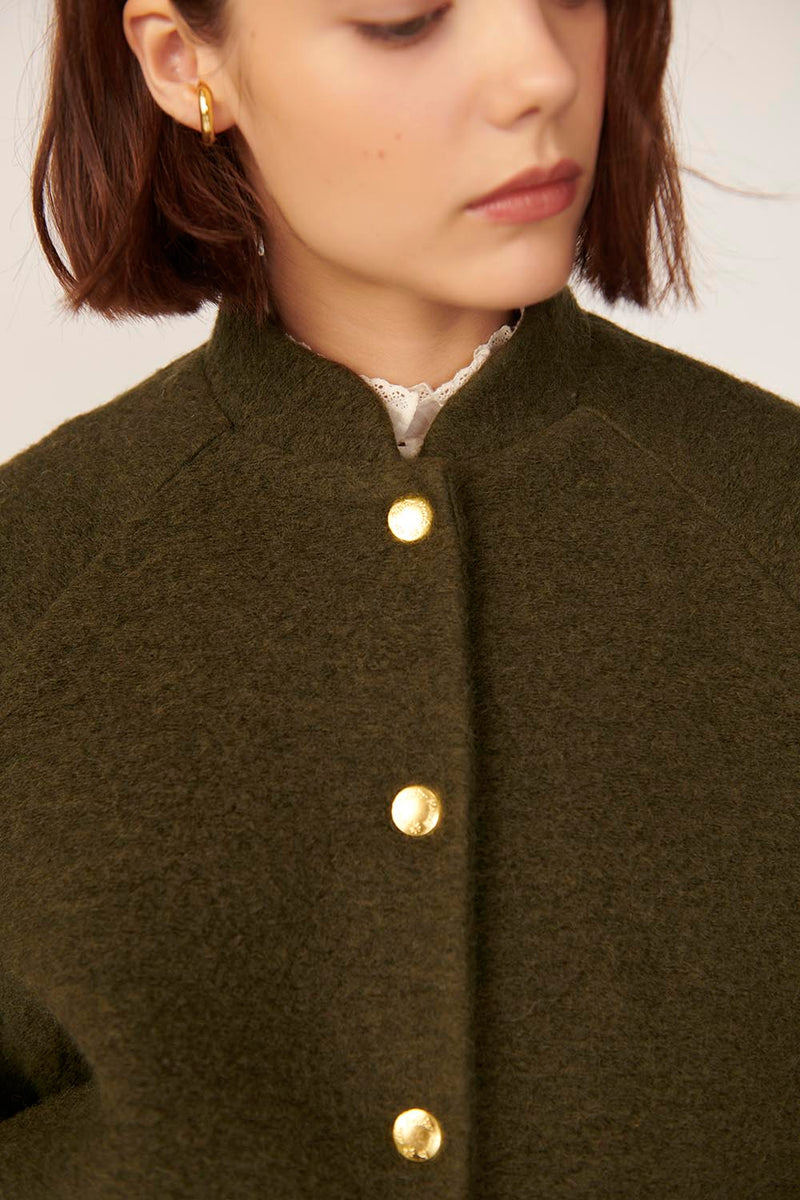 Veste maille Hildou Pickle