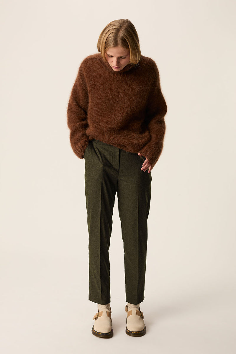 Trousers Silver Kaki