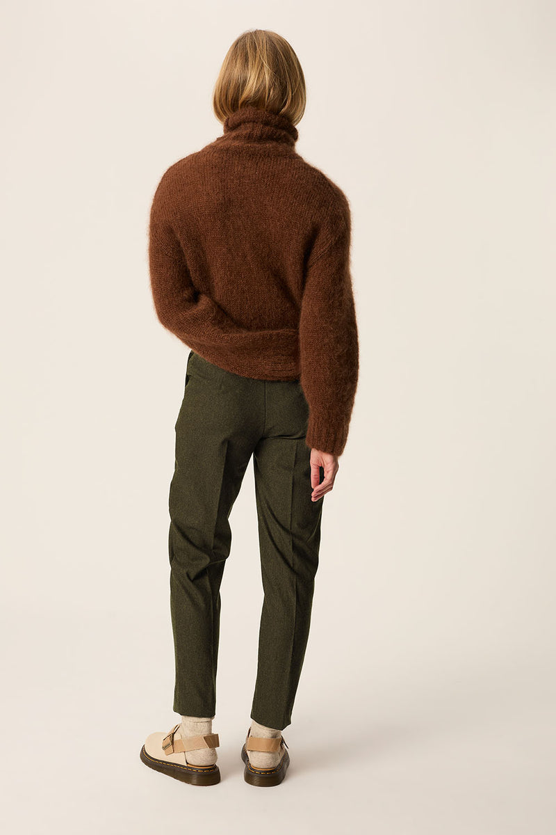 Trousers Silver Kaki