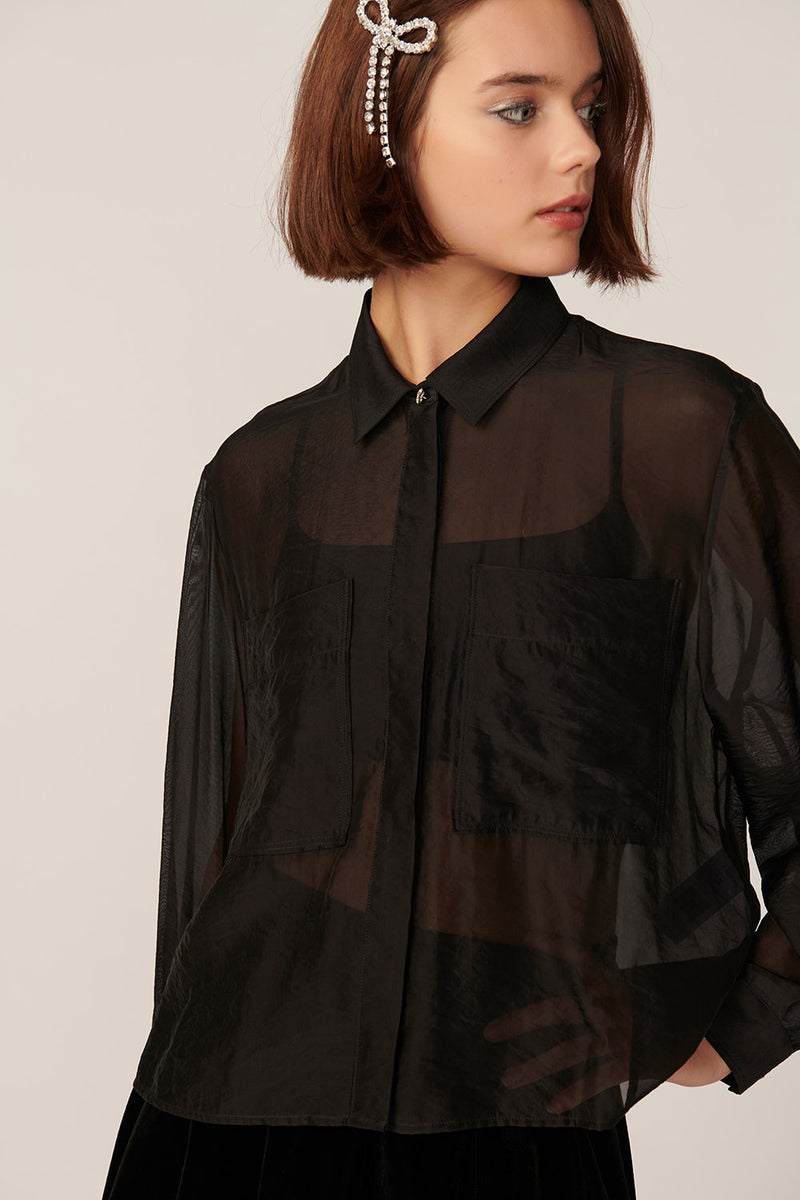 Chemise Sodisco Noir