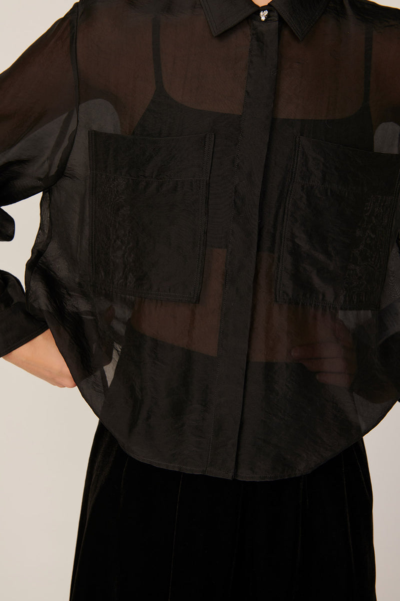 Chemise Sodisco Noir