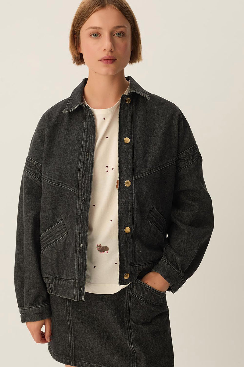 Jacket Loubia Noir Stone