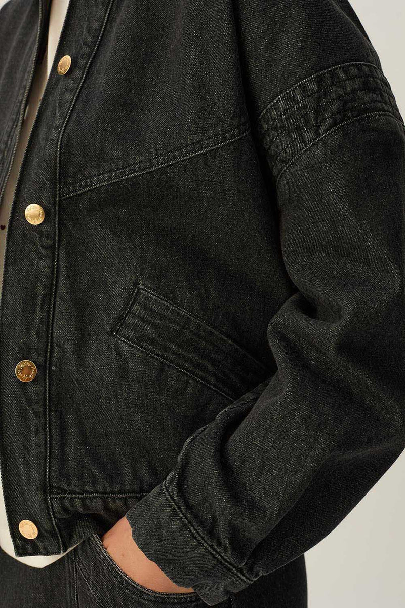 Jacket Loubia Noir Stone