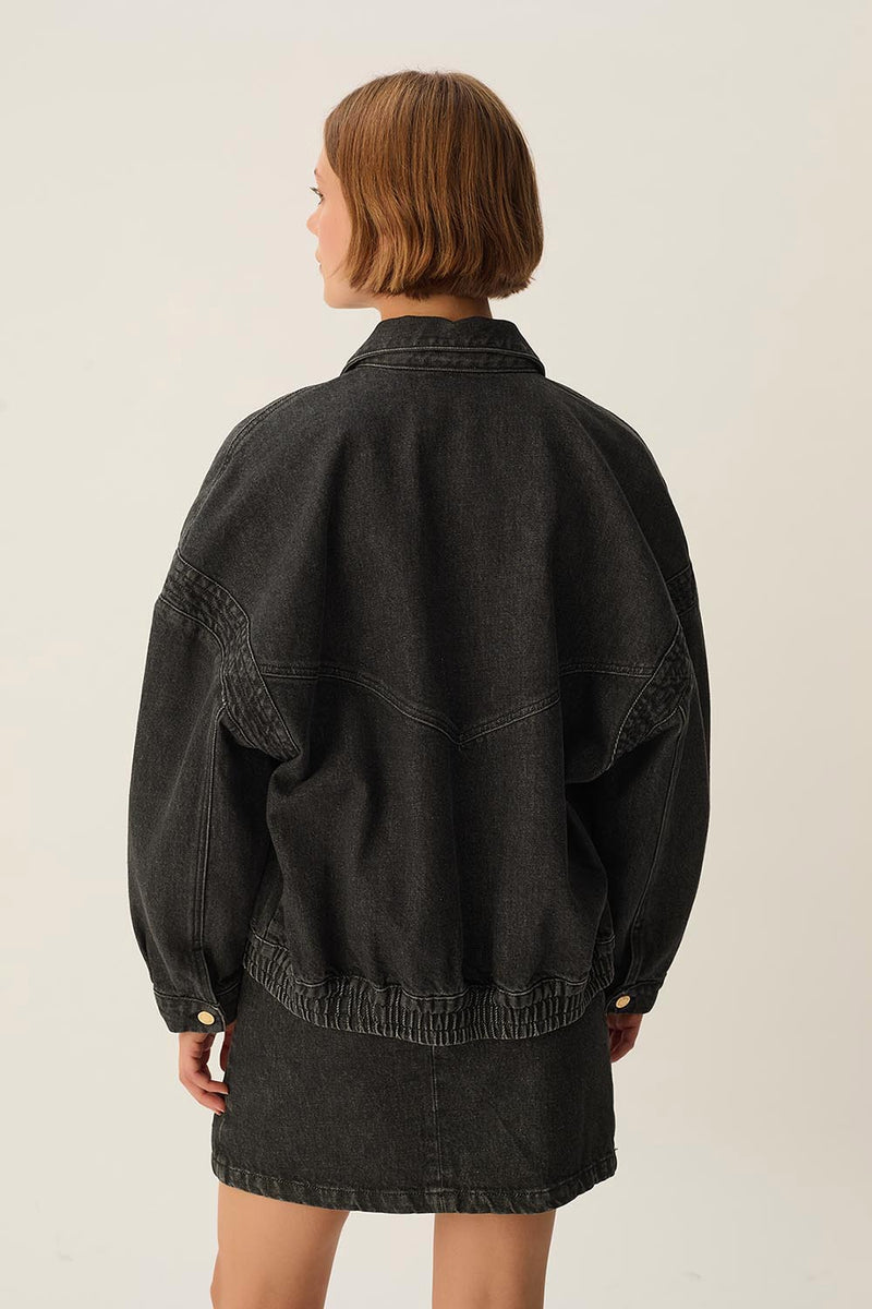 Jacket Loubia Noir Stone