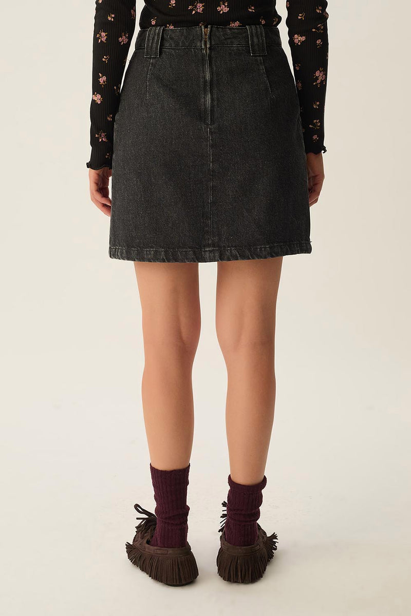 Jupe Loumia Noir Stone