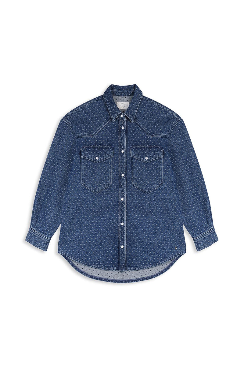 Chemise Lolly Jacquard Middle Blue
