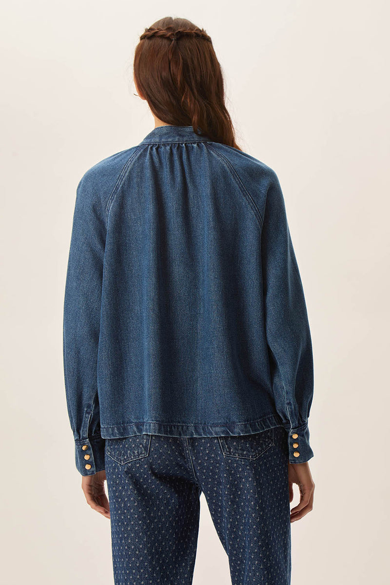 Blouse Lou Middle Blue
