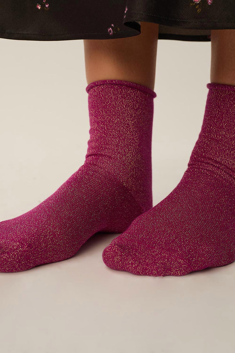 Chaussettes  Prudy Framboise