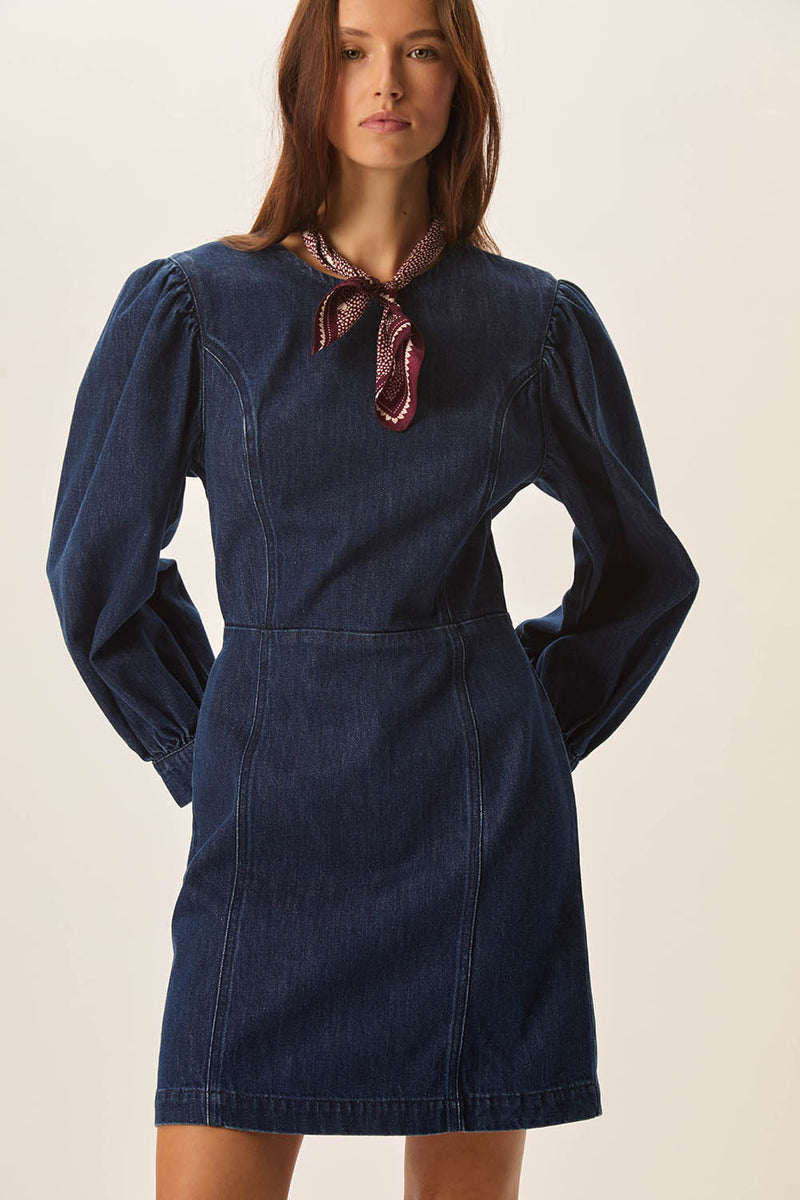 Carré de soie Nybiche Coeur Berry