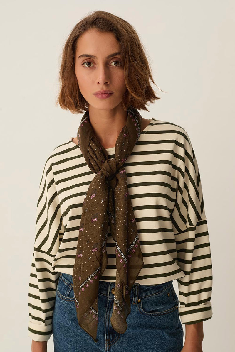 Foulard Nymou Sesame Pickle