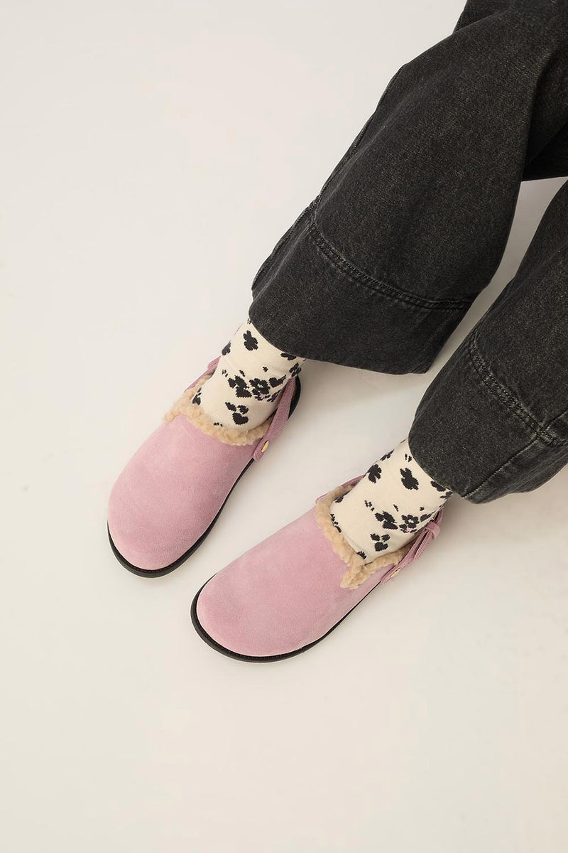 Mules Ozie Framboise