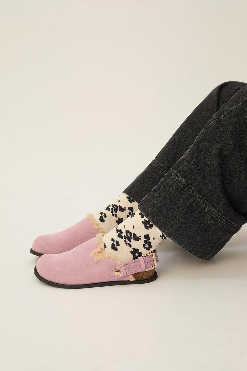 Mules Ozie Framboise