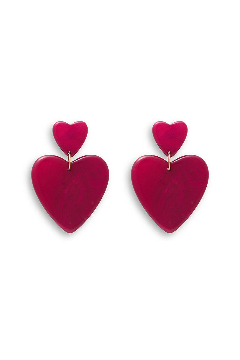 Boucles D'Oreilles Natou Ruby Nacre