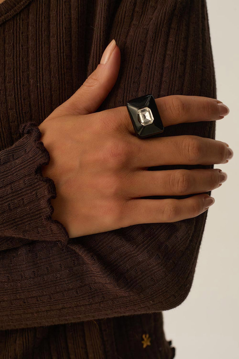 Lanouche Noir Ring