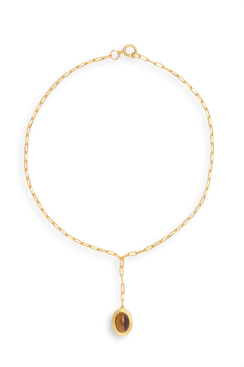 Collier Lowell Oeil Du Tigre