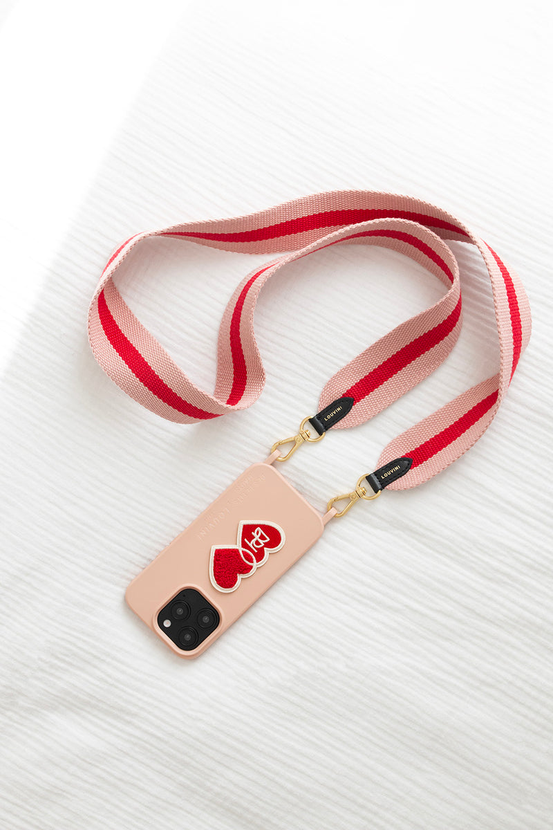 Sangle Olympe Rose / Rouge