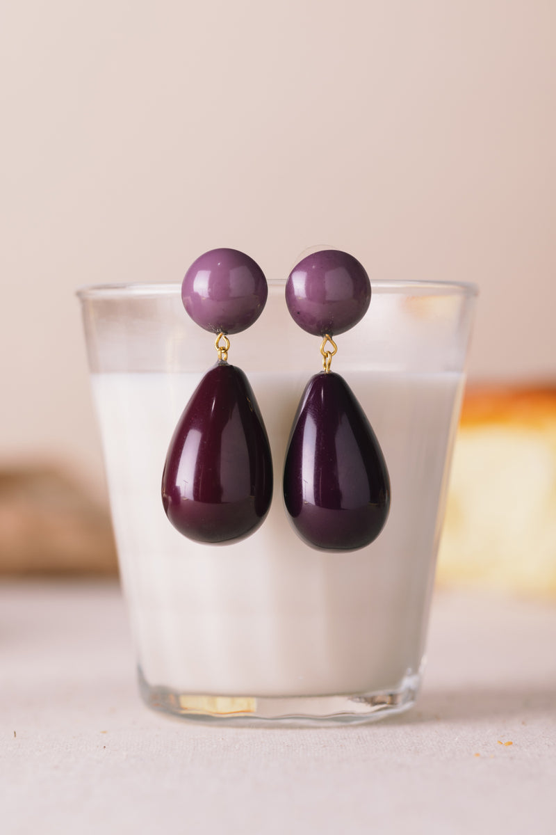 earrings gilia blueberry/violette