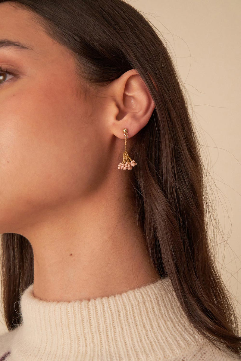 boucles d'oreilles omaya poudre