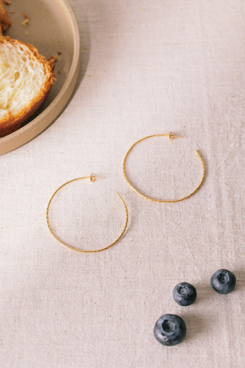 boucles d'oreilles parker or