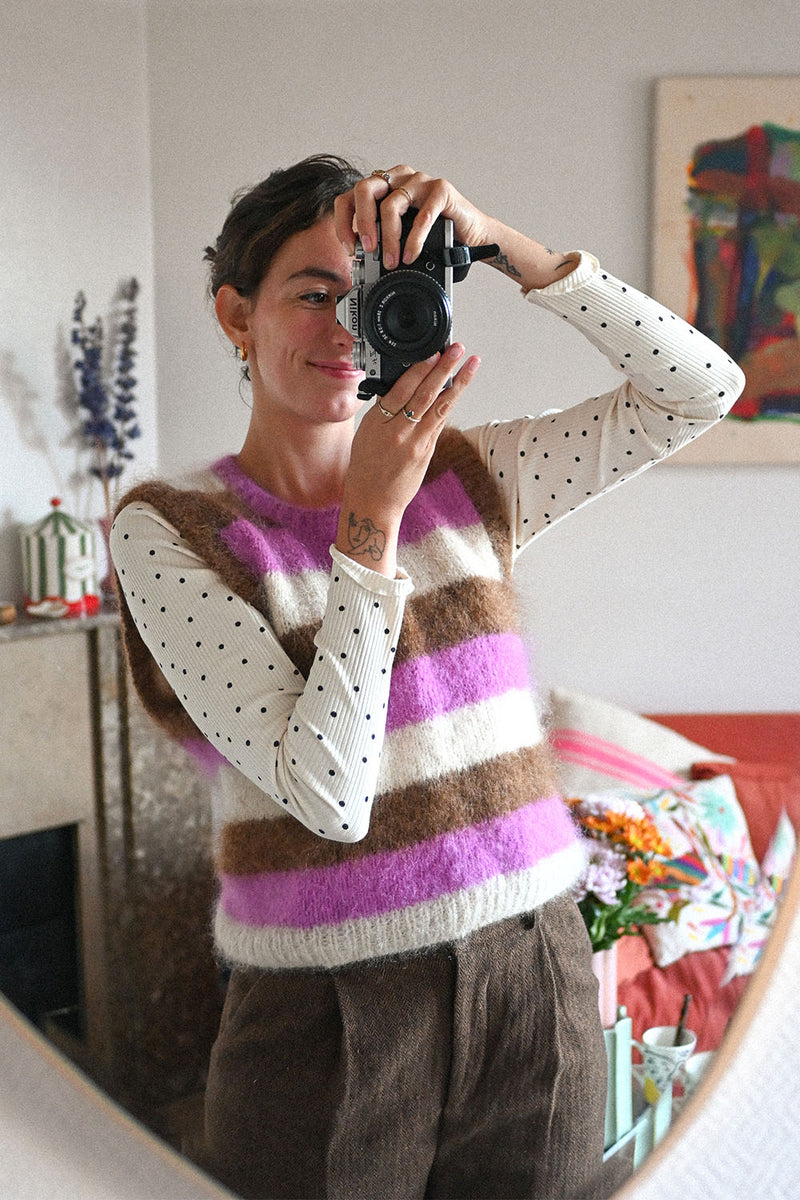 Knitting kit Wiwi sweater
Des Petits Hauts x Wiwoos